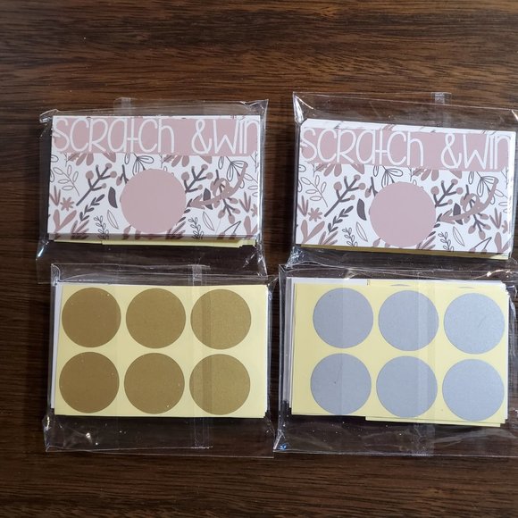 40 Scratch off cards, scratch and win, birthday, shower, party, business - Picture 2 of 3